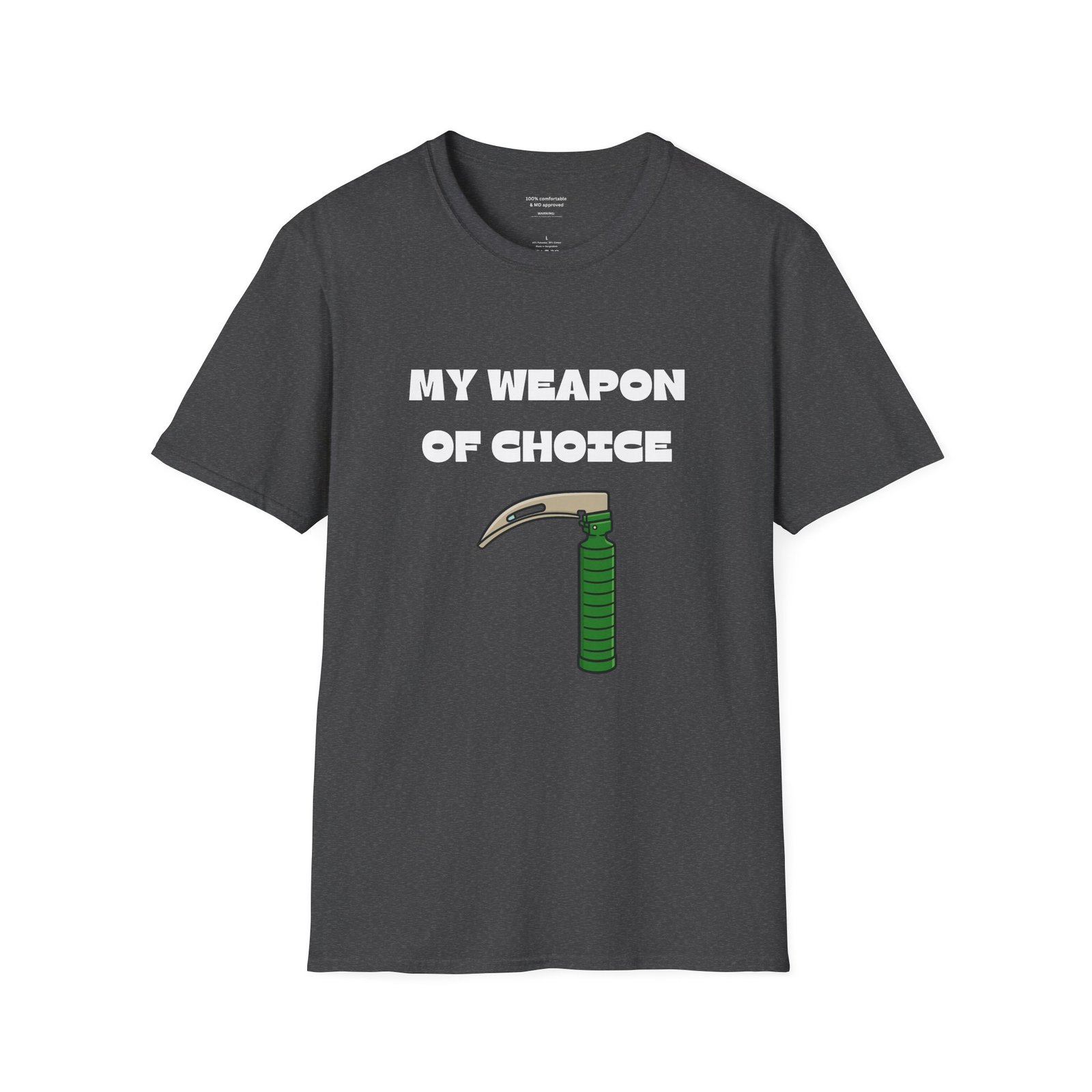 Larnygoscope Intubation Funny Anesthesia Shirt - Image 9