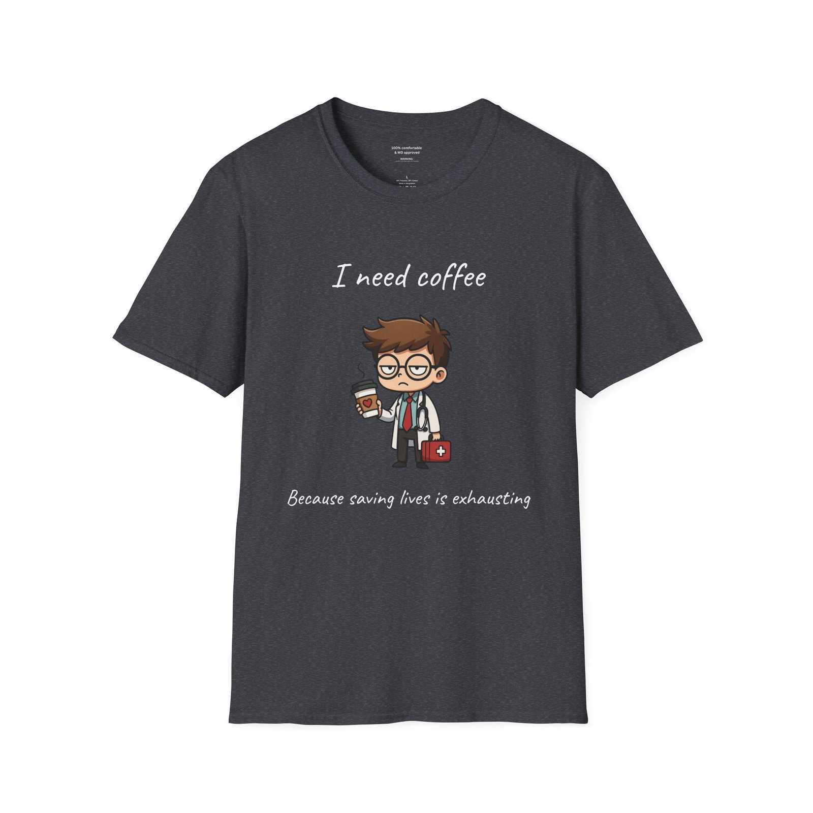 Need Coffee To Save Lives Shirt - Image 9