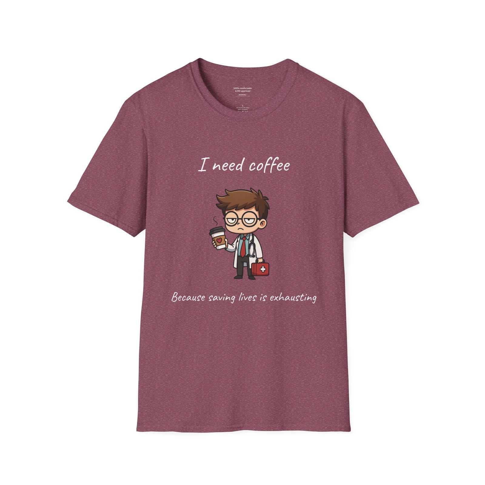 Need Coffee To Save Lives Shirt - Image 11