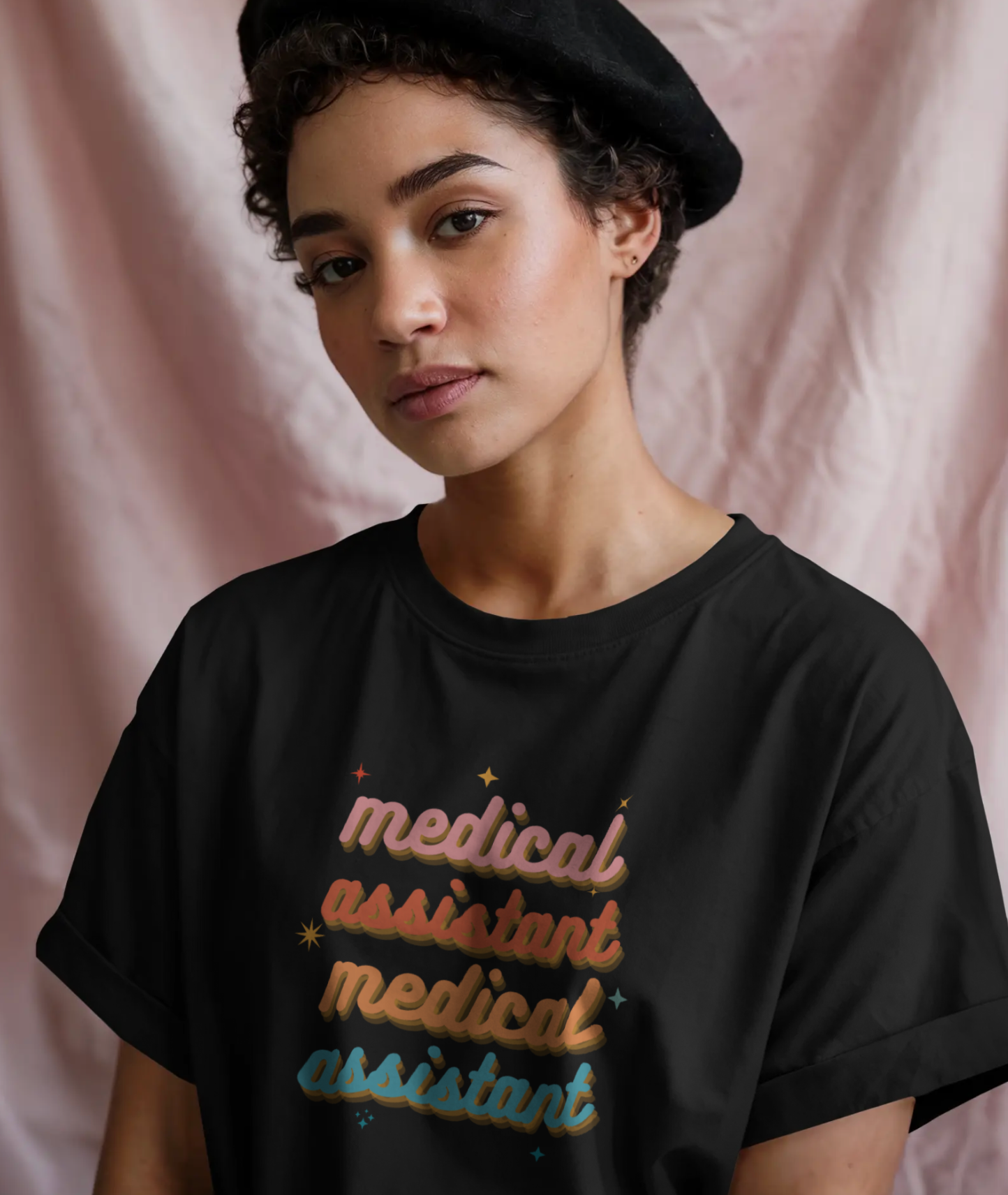 Medical Assistant Cursive Shirt - Image 2