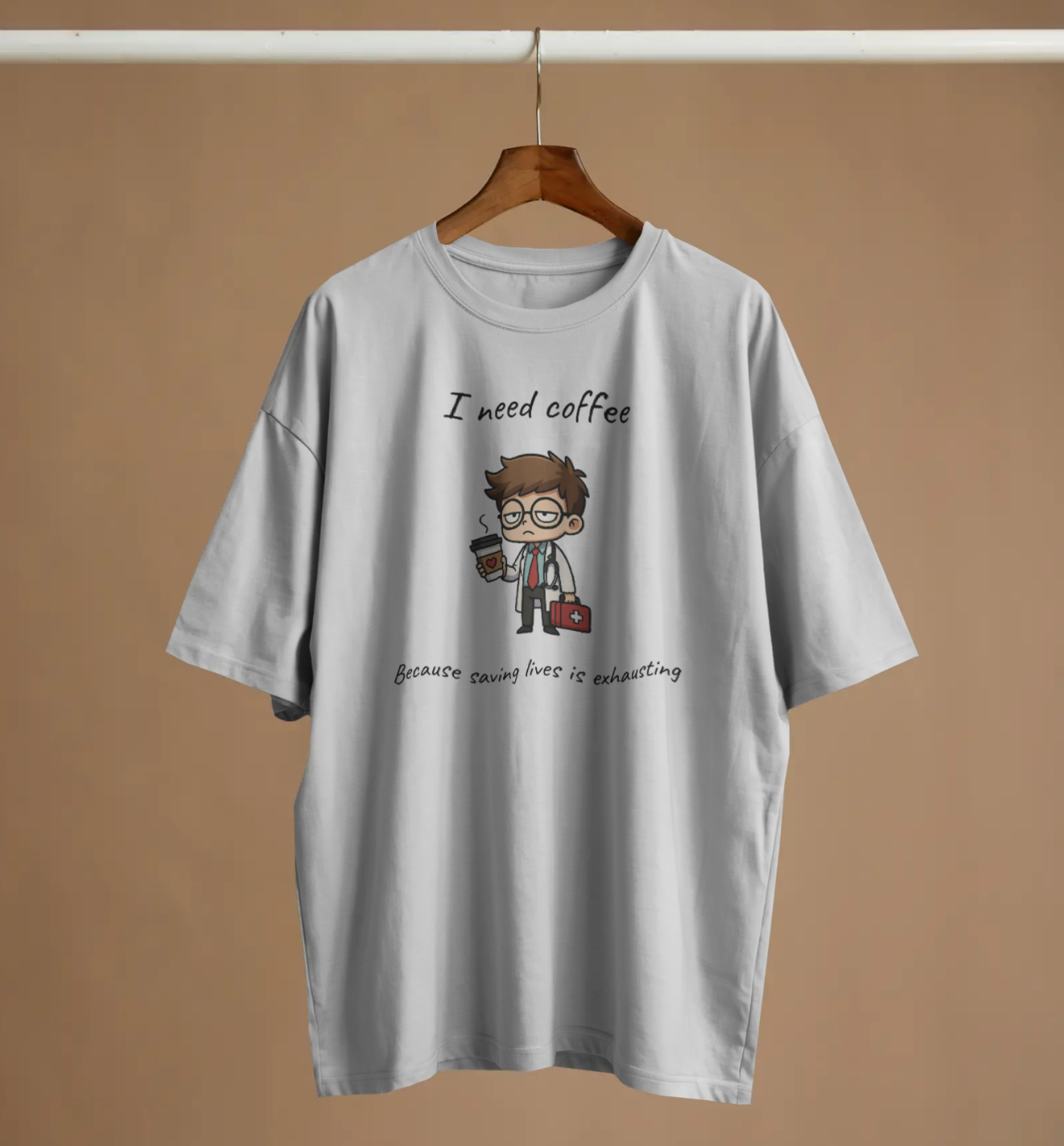 Need Coffee To Save Lives Shirt - Image 2