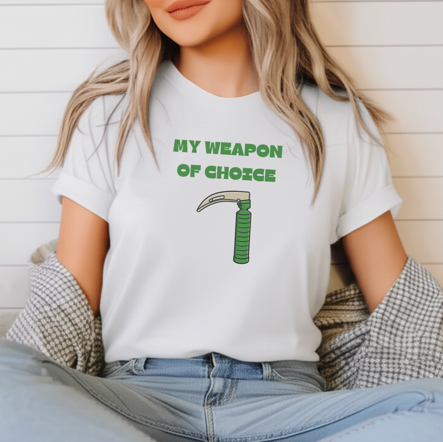 Larnygoscope Intubation Funny Anesthesia Shirt - Image 4