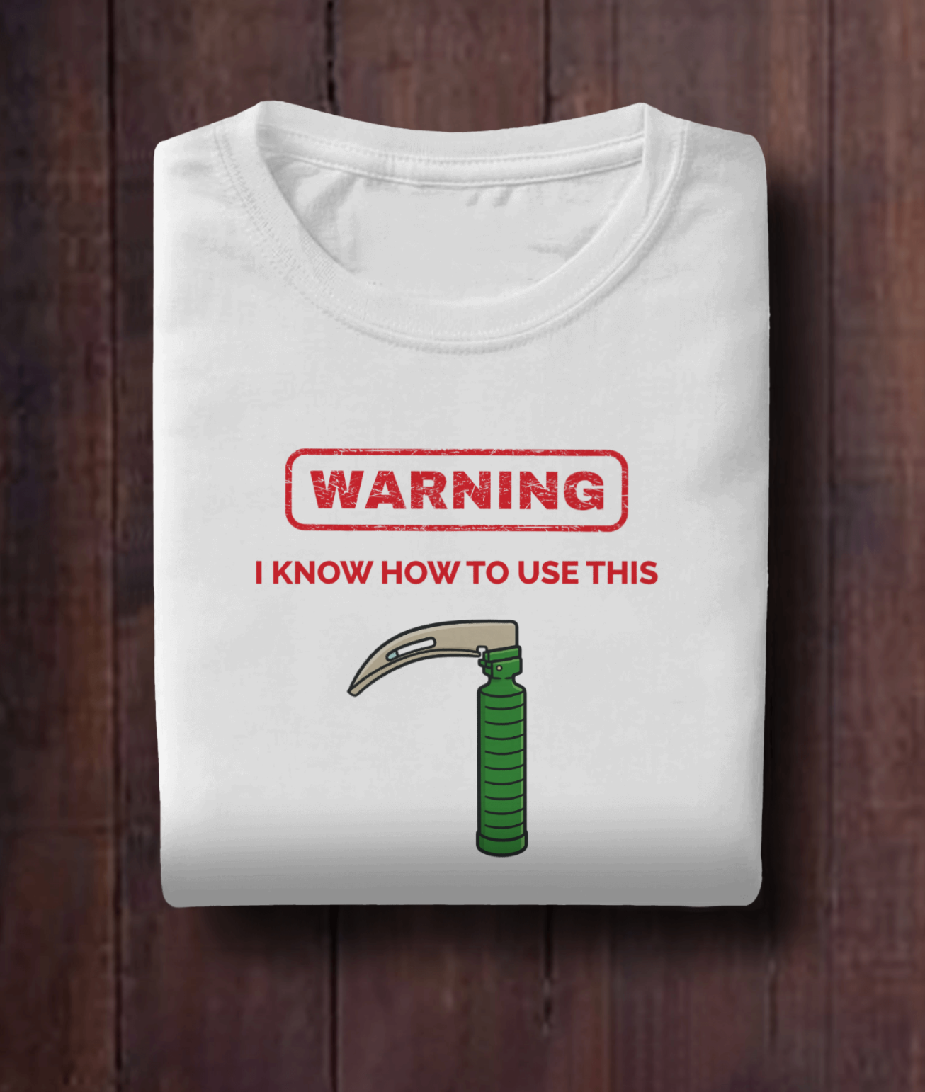 Larnygoscope Intubation Funny Anesthesia Shirt