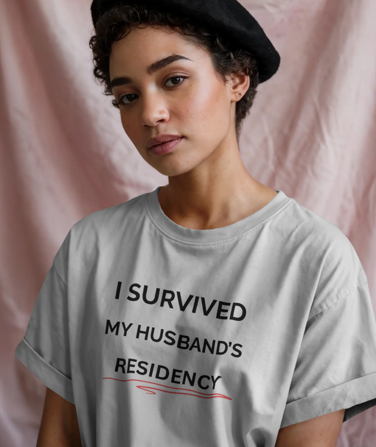 I Survived Husband's Residency Funny Doctor Shirt - Image 3