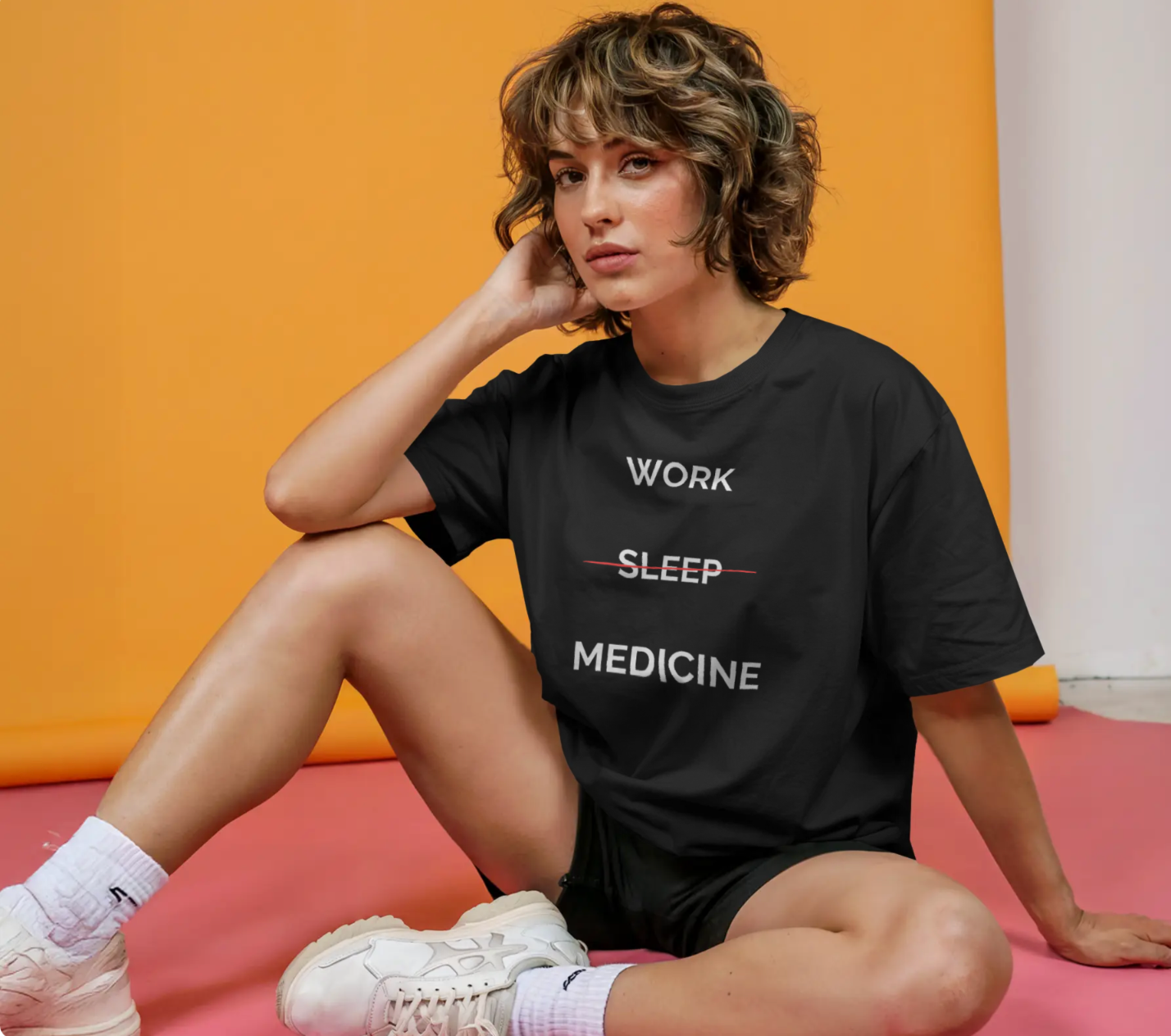 Work, No Sleep, Medicine Shirt - Image 3