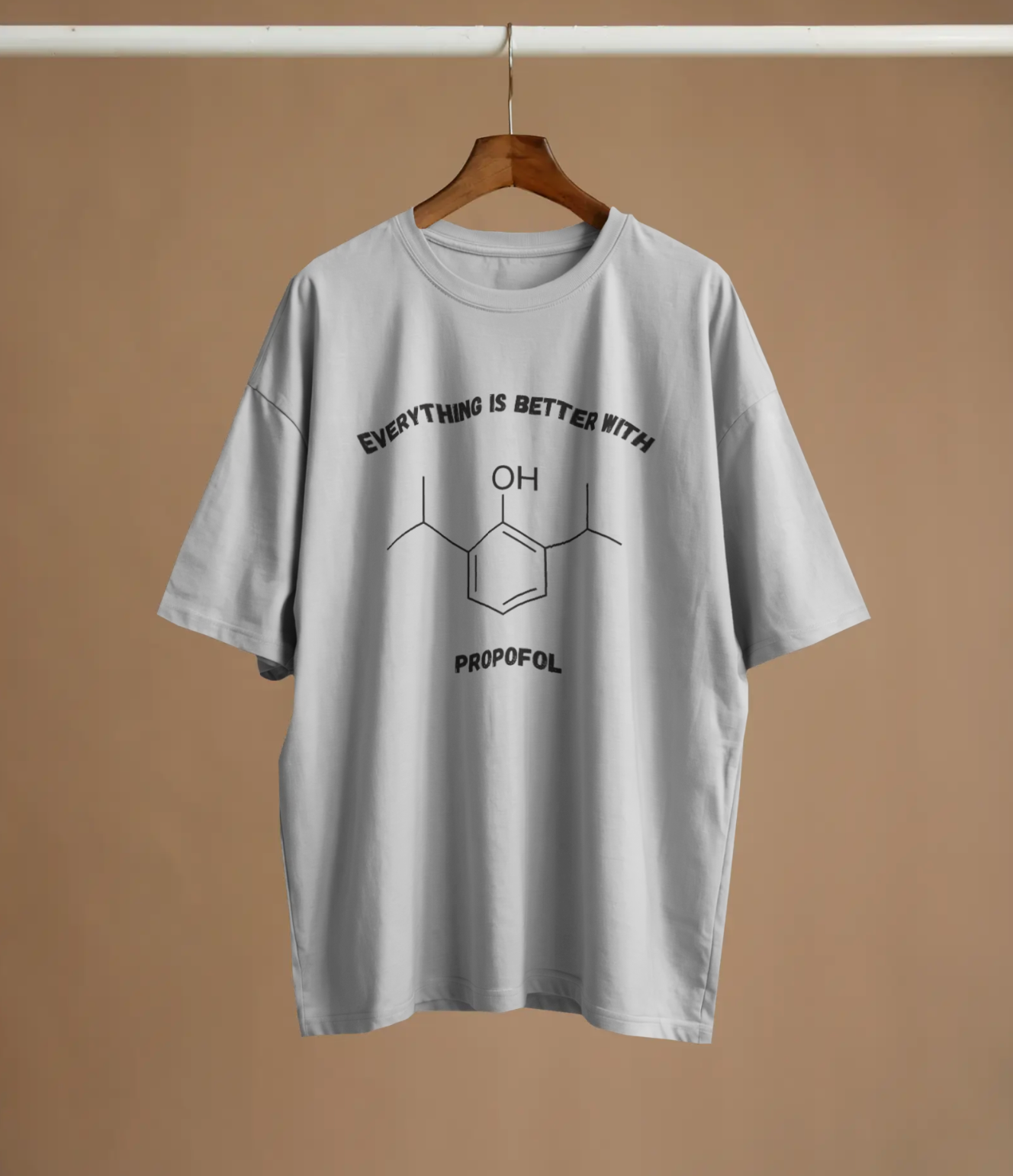 Everything is Better with Propofol (Chemical Structure) Anesthesia Shirt - Image 2