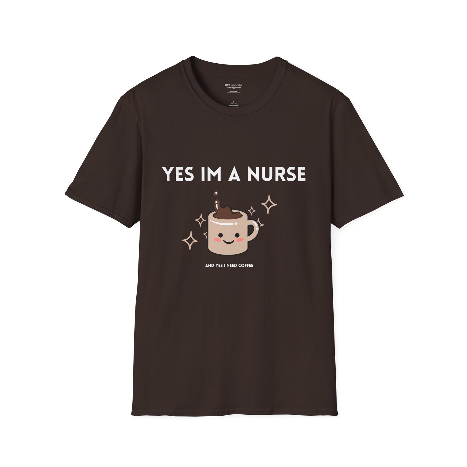 I Need Coffee Funny Nurse Shirt - Image 5
