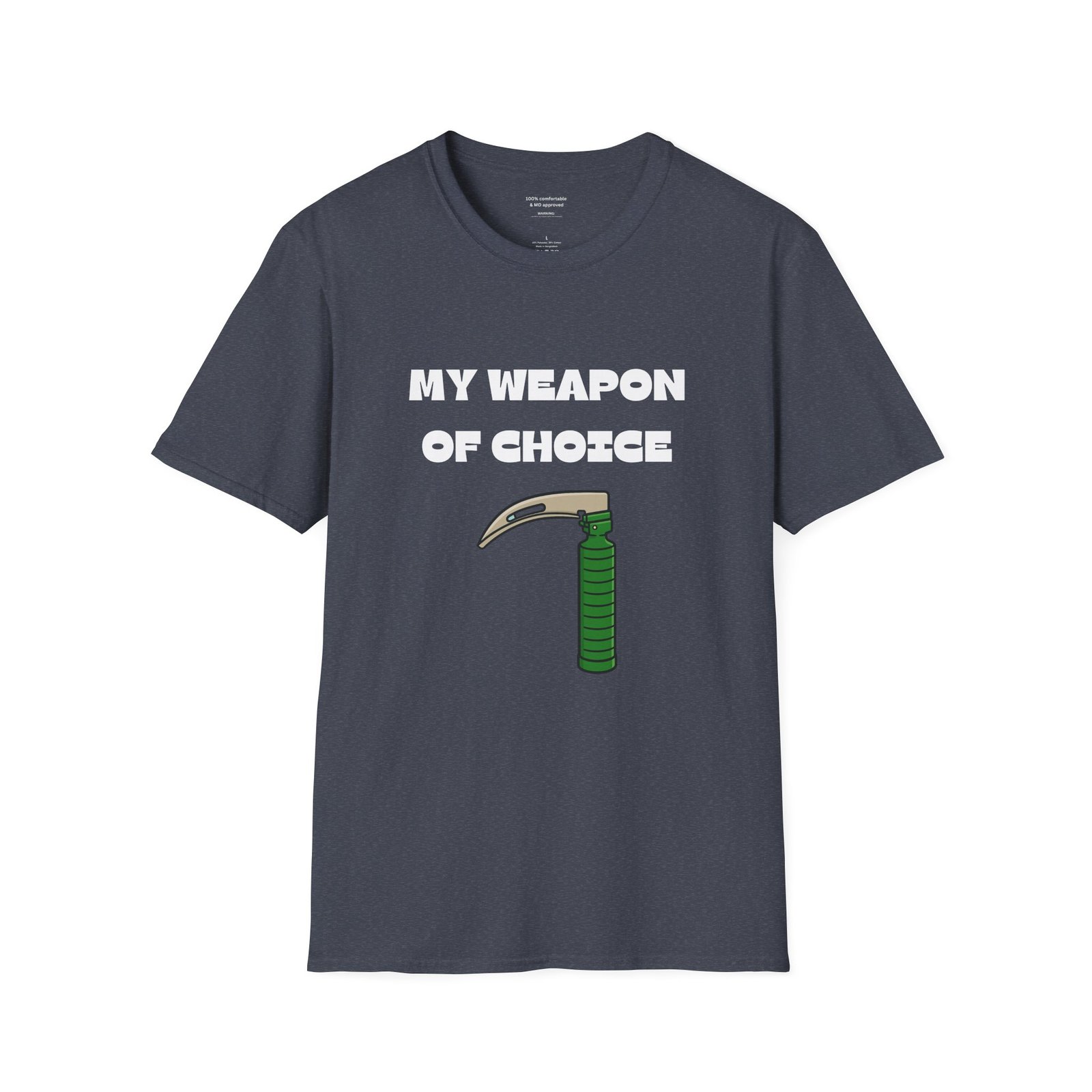 Larnygoscope Intubation Funny Anesthesia Shirt - Image 11