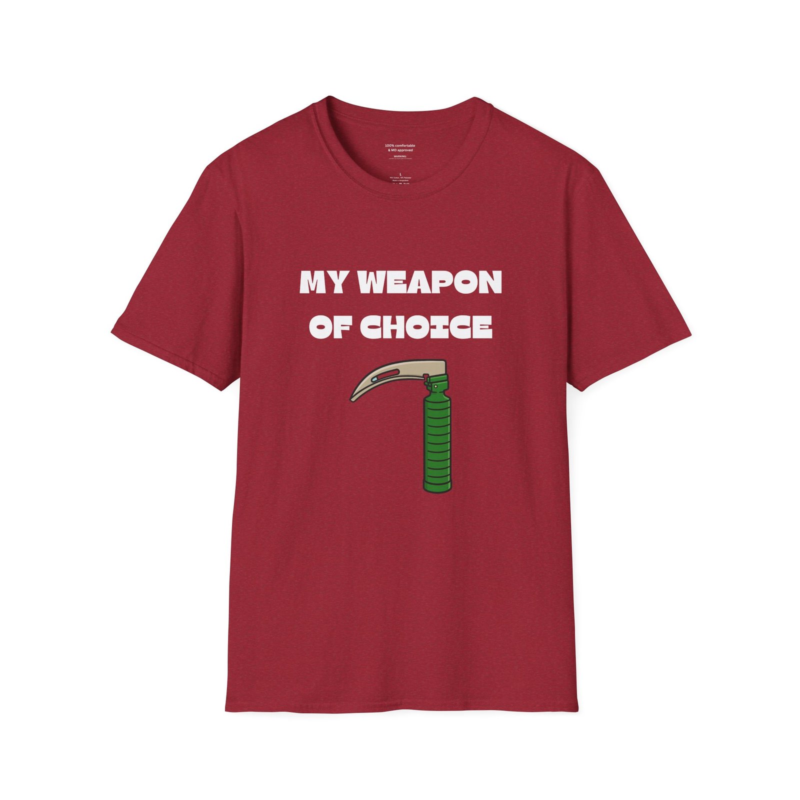 Larnygoscope Intubation Funny Anesthesia Shirt - Image 12