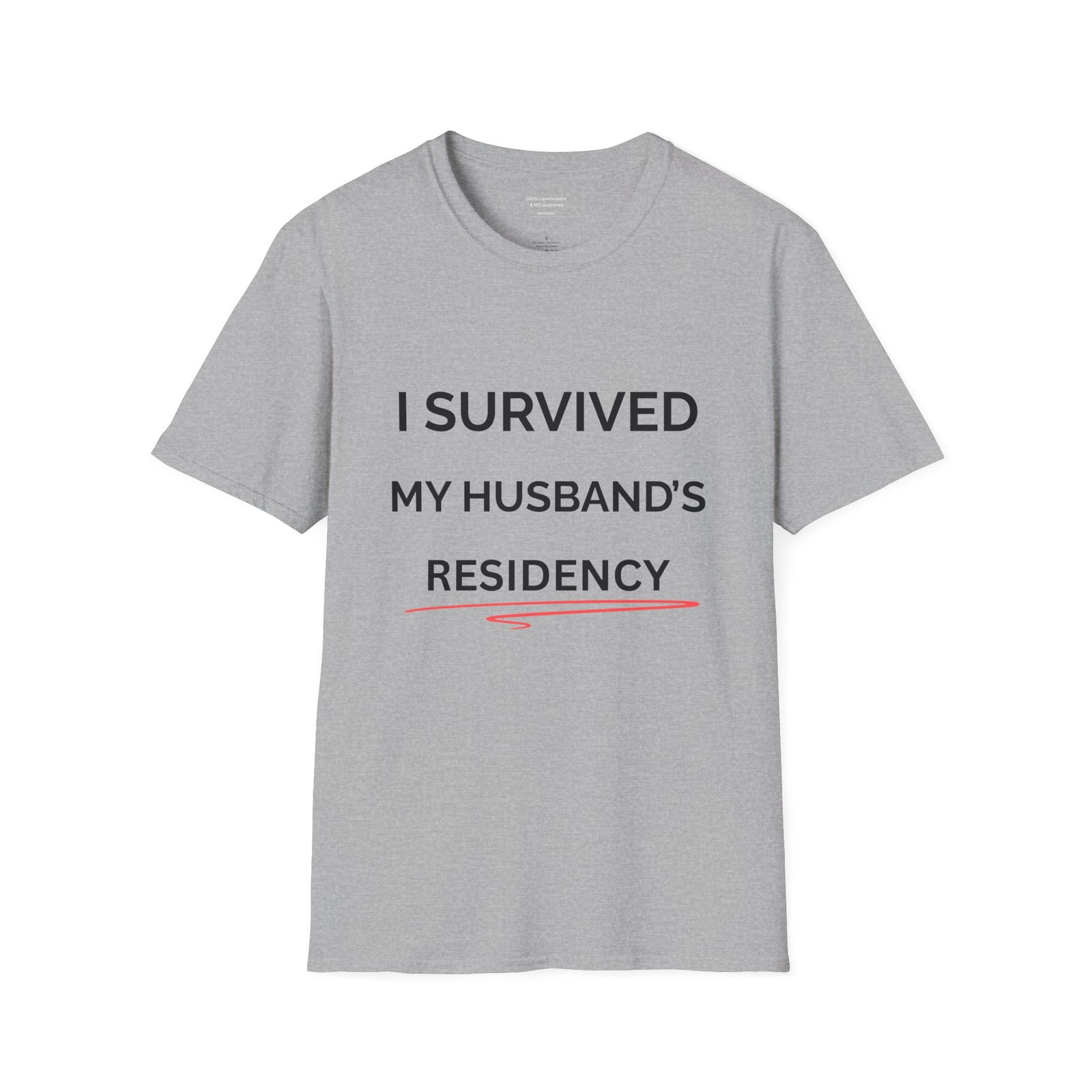 I Survived Husband's Residency Funny Doctor Shirt - Image 5