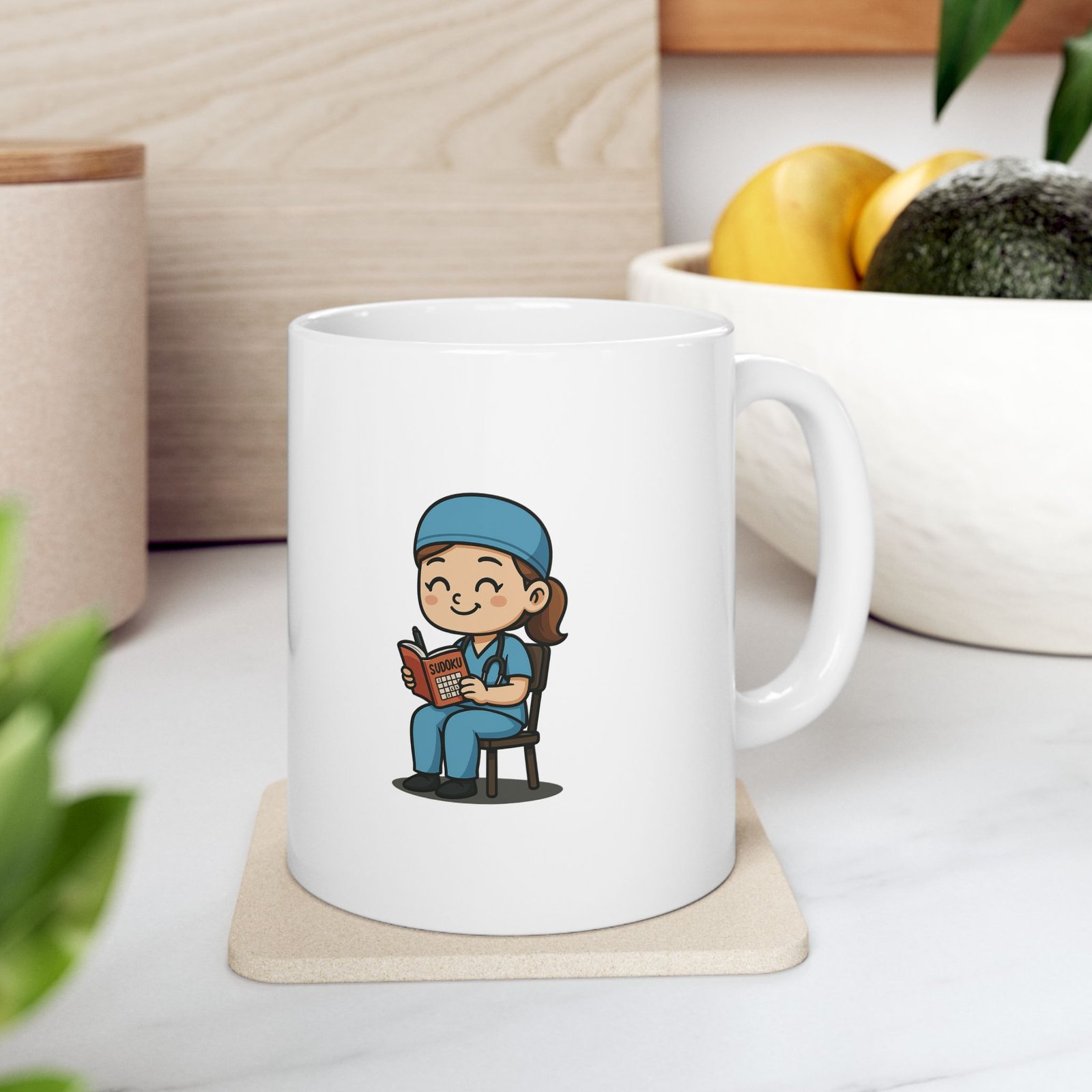 Anesthesia Sitting Sudoku Mug