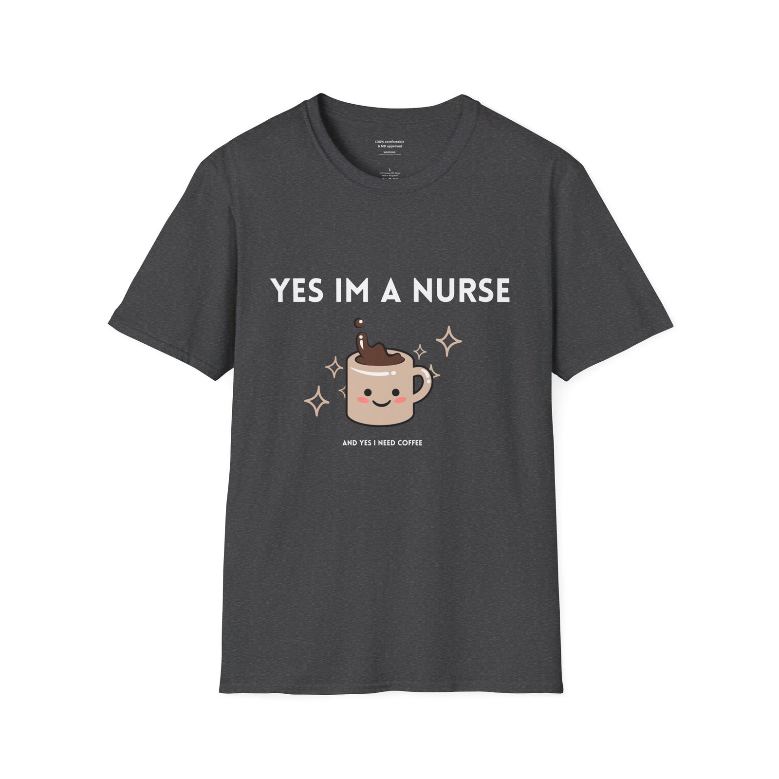 I Need Coffee Funny Nurse Shirt - Image 7
