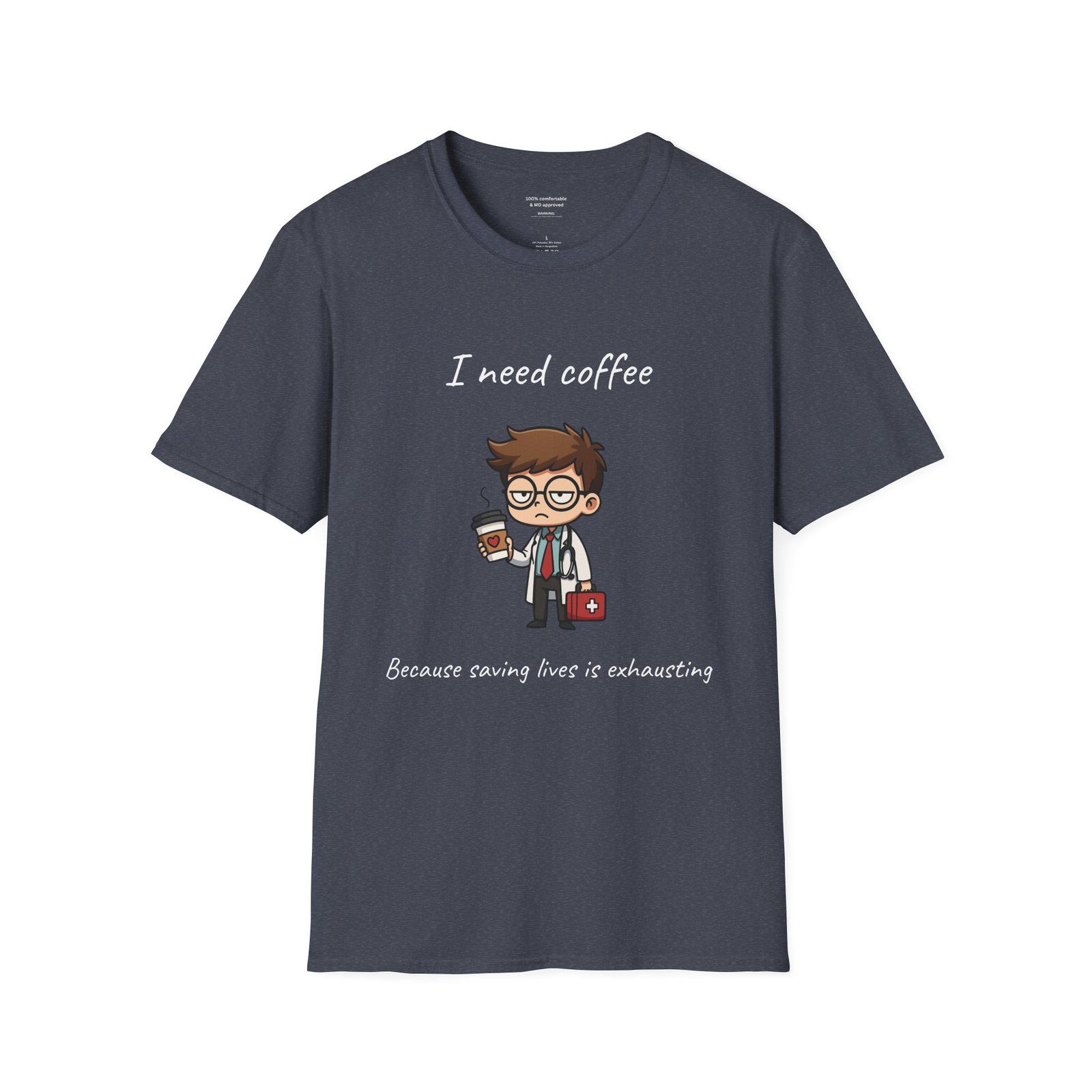 Need Coffee To Save Lives Shirt - Image 10