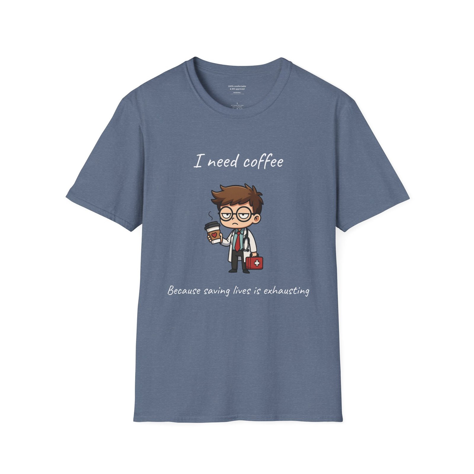 Need Coffee To Save Lives Shirt - Image 8