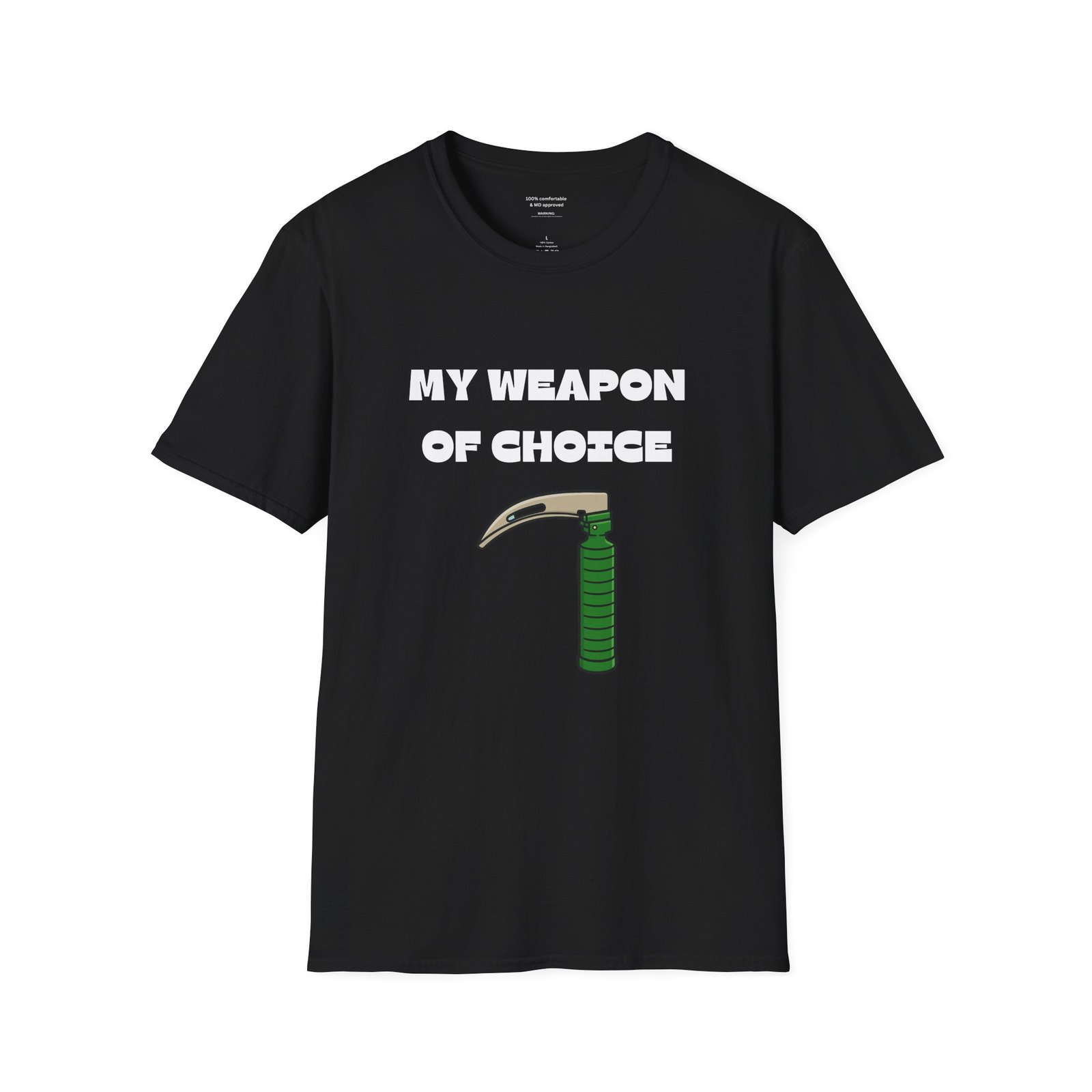 Larnygoscope Intubation Funny Anesthesia Shirt - Image 5