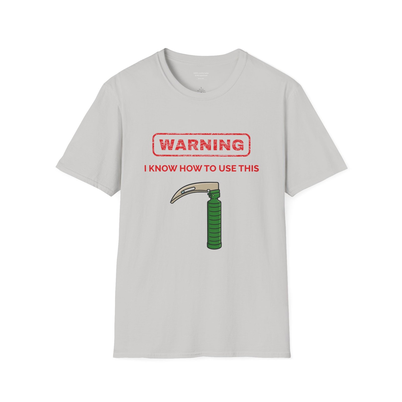 Larnygoscope Intubation Funny Anesthesia Shirt - Image 6