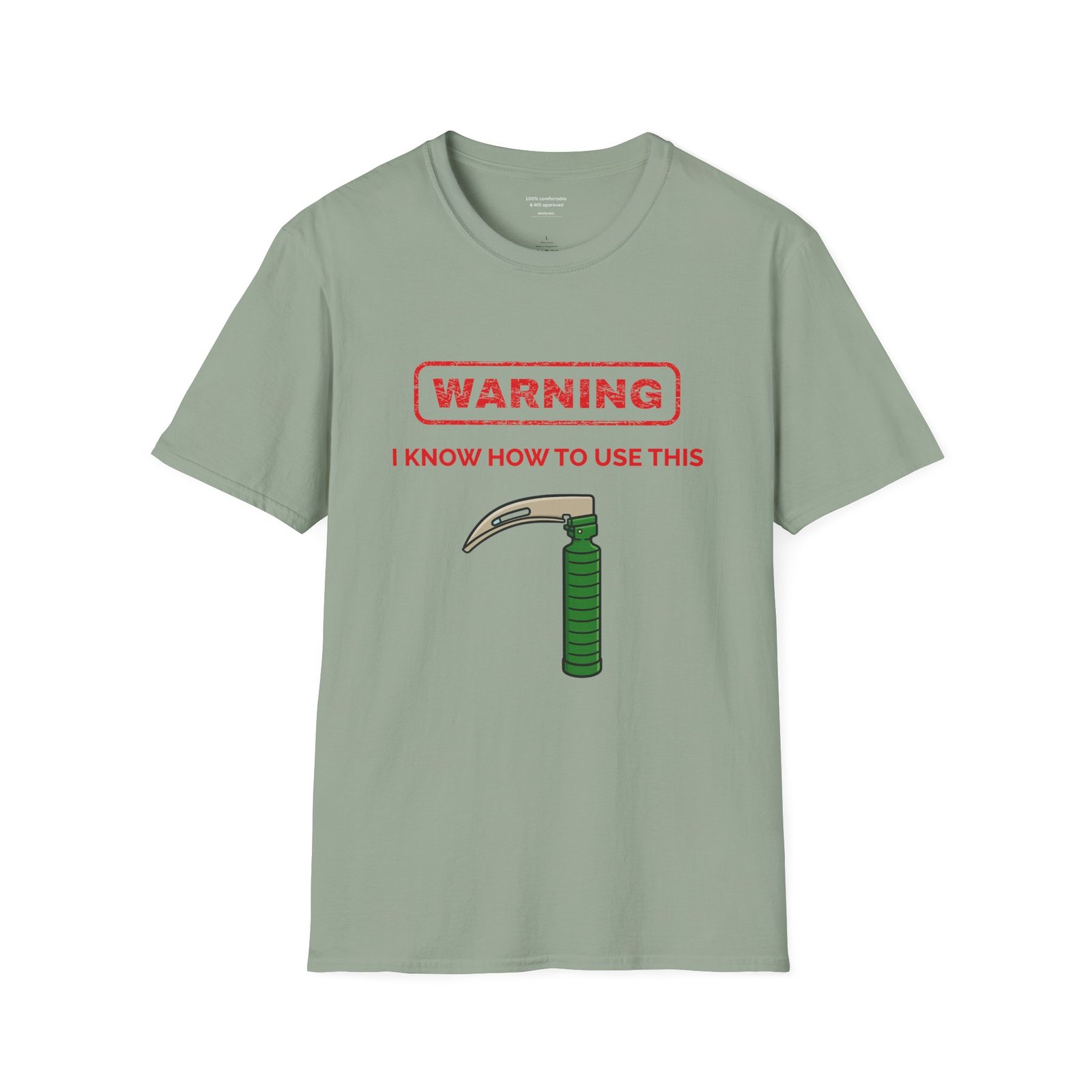 Larnygoscope Intubation Funny Anesthesia Shirt - Image 7