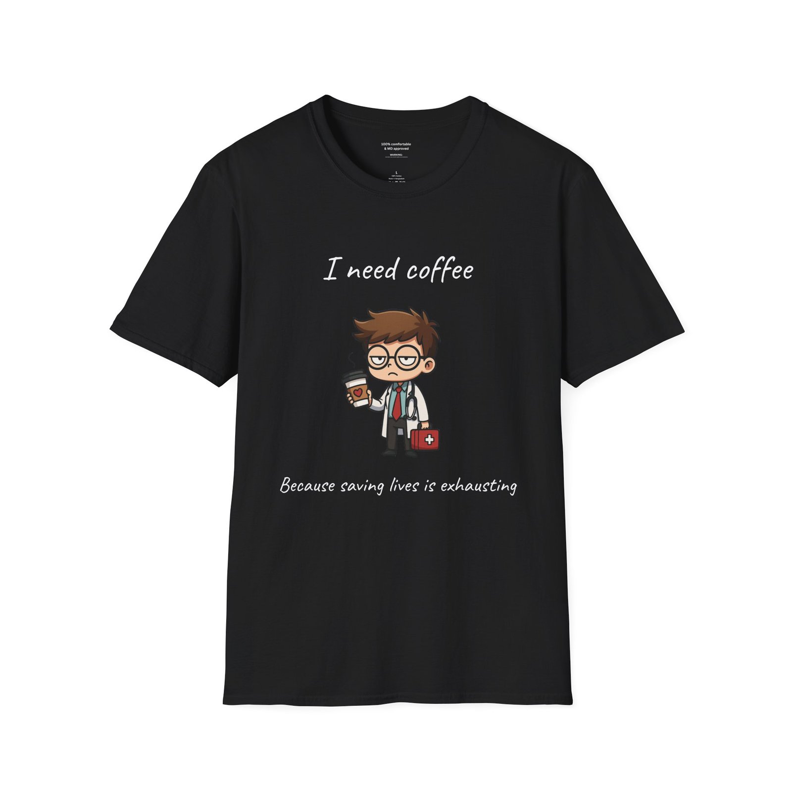 Need Coffee To Save Lives Shirt - Image 4