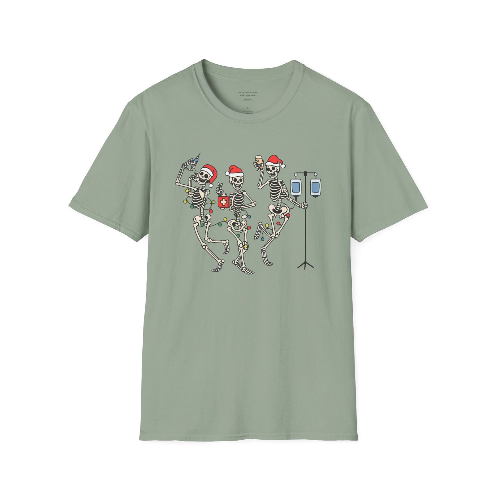 Funny Christmas Skeleton Shirt - Image 4